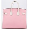 Hermès Birkin 25 Special Order HSS Rose Sakura / Nata Chevre BPHW