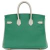 Hermès Birkin 25 Special Order HSS Black / Gris Perle Chevre BPHW