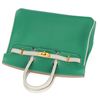 Hermès Birkin 25 Special Order HSS Black / Gris Perle Chevre BPHW