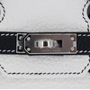 Hermès Birkin 25 Special Order HSS White / Black Clemence PHW