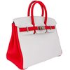 Hermès Birkin 25 Special Order HSS White / Rose Extreme Clemence BPHW
