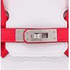 Hermès Birkin 25 Special Order HSS White / Rose Extreme Clemence BPHW