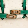 Hermès Birkin 25 Special Order HSS Craie / Bambou Ostrich RGHW