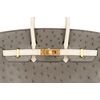 Hermès Birkin 25 Special Order HSS Beton / Gris Asphalt Ostrich BGHW