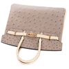 Hermès Birkin 25 Special Order HSS Beton / Gris Asphalt Ostrich BGHW