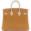 Hermès Birkin 25 Special Order HSS Black / Gris Perle Chevre BPHW