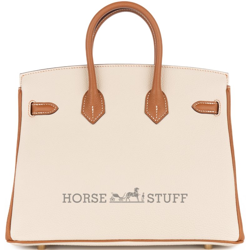 Hermès Birkin 25 Special Order HSS Black / Gris Perle Chevre BPHW