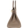 Hermès Birkin 25 Special Order HSS Black / Gris Perle Chevre BPHW