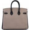 Hermès Birkin 25 Special Order HSS Etain / Black Togo BGHW
