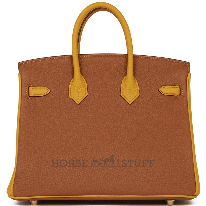 Hermès Birkin 25 Special Order HSS Gold / Jaune Ambre Togo BGHW