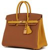 Hermès Birkin 25 Special Order HSS Gold / Jaune Ambre Togo BGHW
