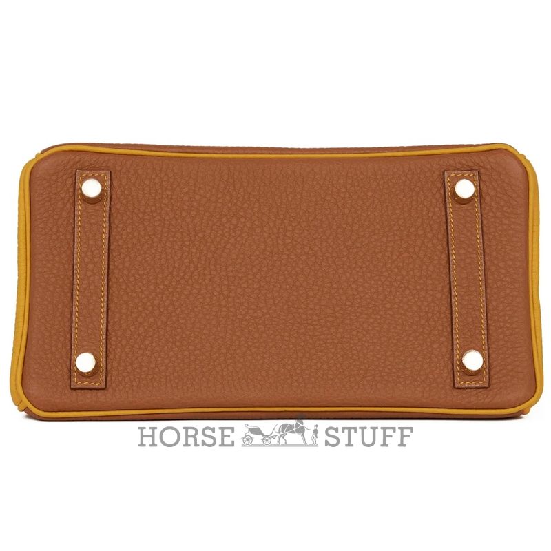 Hermès Birkin 25 Special Order HSS Gold / Jaune Ambre Togo BGHW