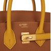 Hermès Birkin 25 Special Order HSS Gold / Jaune Ambre Togo BGHW