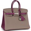 Hermès Birkin 25 Special Order HSS Gris Asphalt / Anemone Togo BPHW