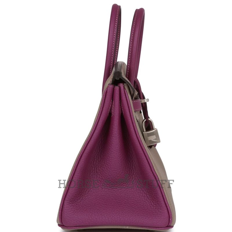 Hermès Birkin 25 Special Order HSS Gris Asphalt / Anemone Togo BPHW