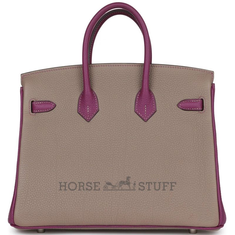 Hermès Birkin 25 Special Order HSS Gris Asphalt / Anemone Togo BPHW