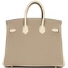 Hermès Birkin 25 Special Order HSS Gris Tourterelle / Craie Togo BGHW