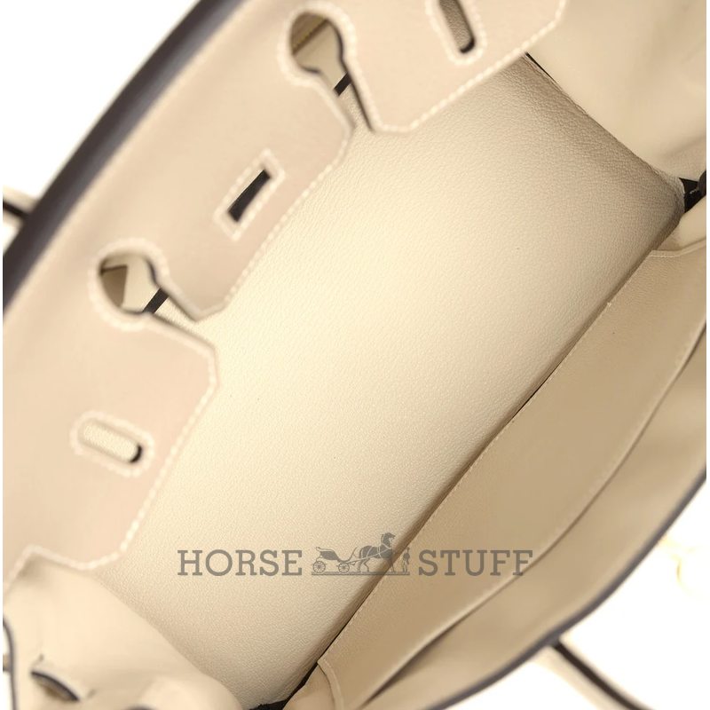 Hermès Birkin 25 Special Order HSS Gris Tourterelle / Craie Togo BGHW