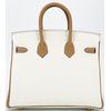 Hermès Birkin 25 Special Order HSS Mushroom / Biscuit Togo Permabrass HW