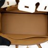 Hermès Birkin 25 Special Order HSS Mushroom / Biscuit Togo Permabrass HW