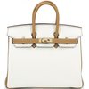 Hermès Birkin 25 Special Order HSS Mushroom / Biscuit Togo Permabrass HW