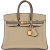 Hermès Birkin 25 Special Order HSS Trench / Etoupe Togo BGHW