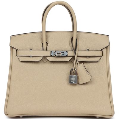 Hermès Birkin 25 Special Order HSS Verso Trench / Bougainvillea Togo PHW