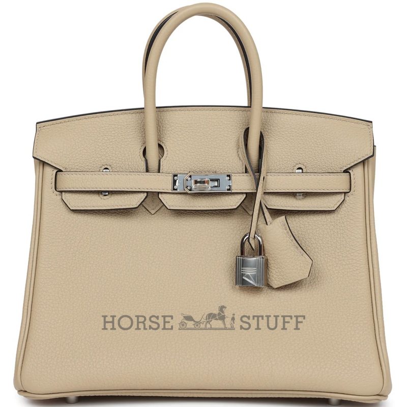Hermès Birkin 25 Special Order HSS Verso Trench / Bougainvillea Togo PHW