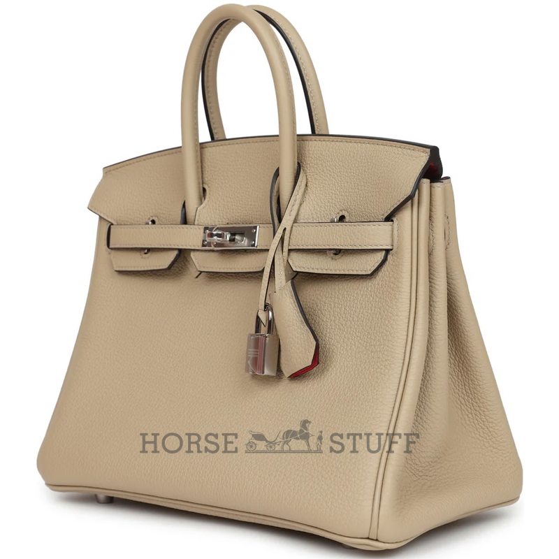 Hermès Birkin 25 Special Order HSS Verso Trench / Bougainvillea Togo PHW