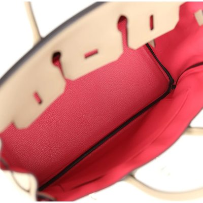 Hermès Birkin 25 Special Order HSS Verso Trench / Bougainvillea Togo PHW