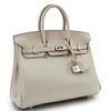 Hermès Birkin 25 Beton Swift PHW