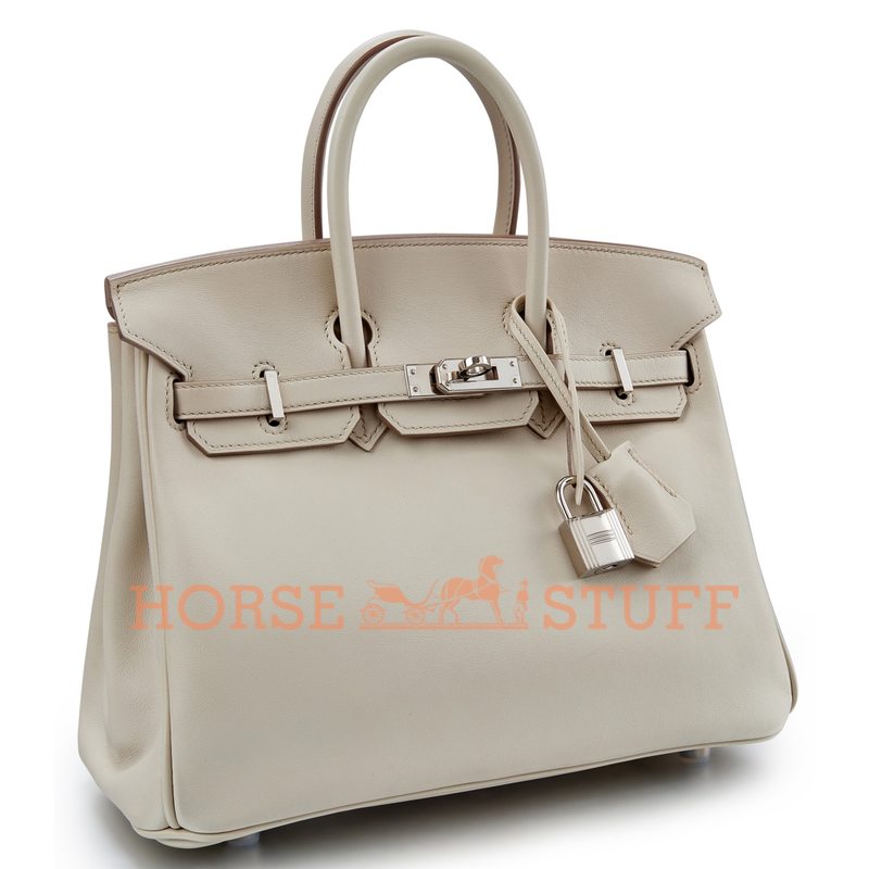 Hermès Birkin 25 Beton Swift PHW