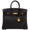 Hermès Birkin 25 Black Swift GHW