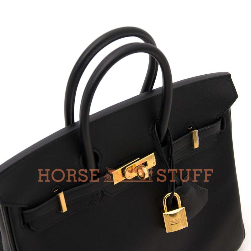 Hermès Birkin 25 Black Swift GHW