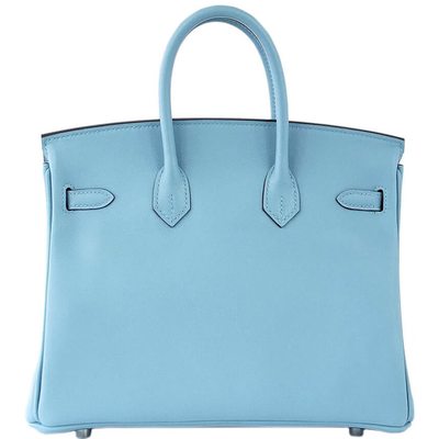 Hermès Birkin 25 Bleu Saint Cyr Swift PHW