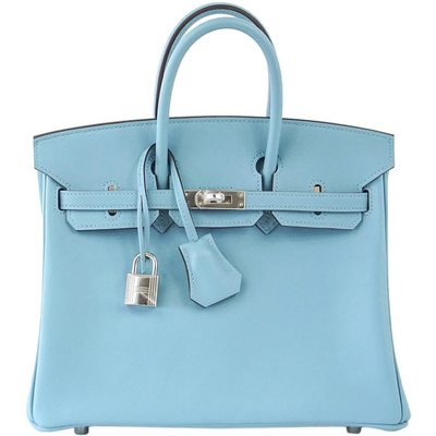 Hermès Birkin 25 Bleu Saint Cyr Swift PHW