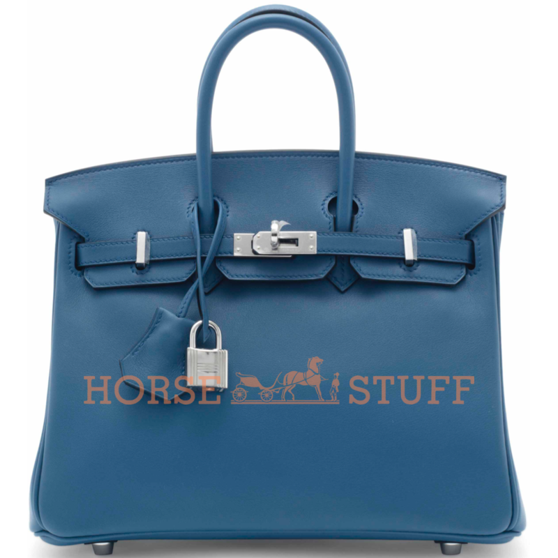 Hermès Birkin 25 Blue Agate Swift PHW