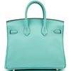 Hermès Birkin 25 Blue Atoll Swift PHW