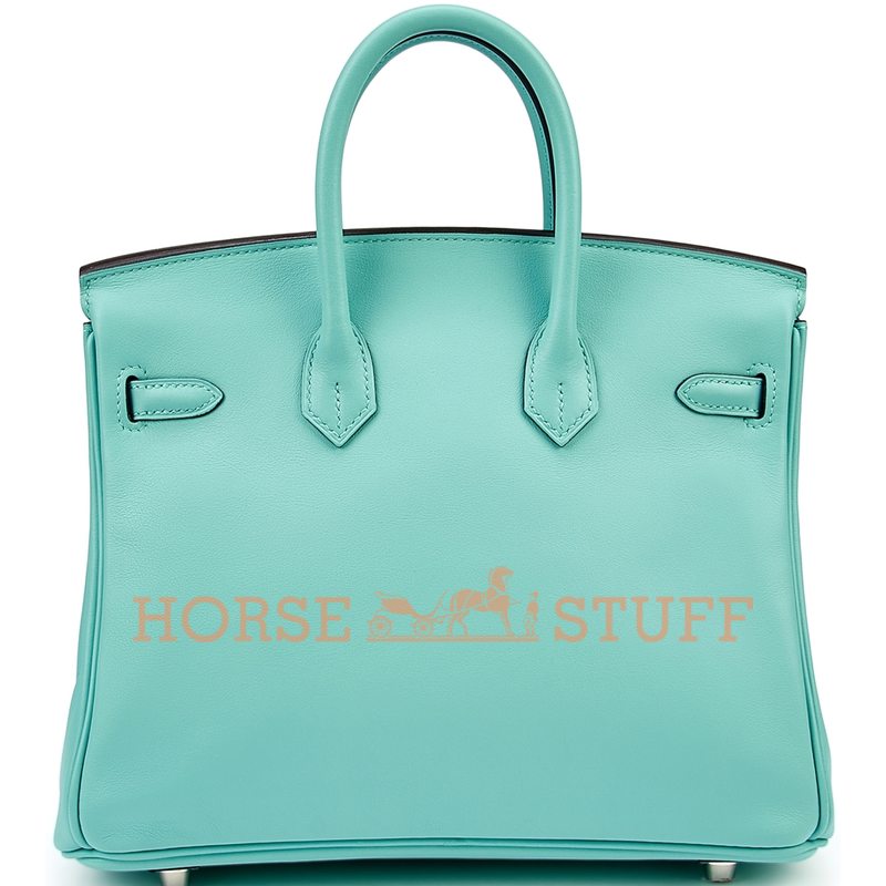 Hermès Birkin 25 Blue Atoll Swift PHW