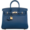 Hermès Birkin 25 Blue de Malte Swift GHW