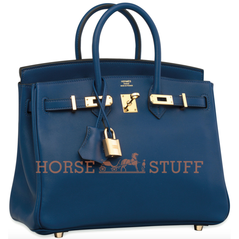 Hermès Birkin 25 Blue de Malte Swift GHW