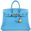 Hermès Birkin 25 Blue de Nord Swift GHW