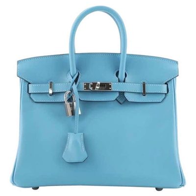 Hermès Birkin 25 Blue de Nord Swift PHW