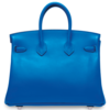 Hermès Birkin 25 Blue Hydra Swift PHW