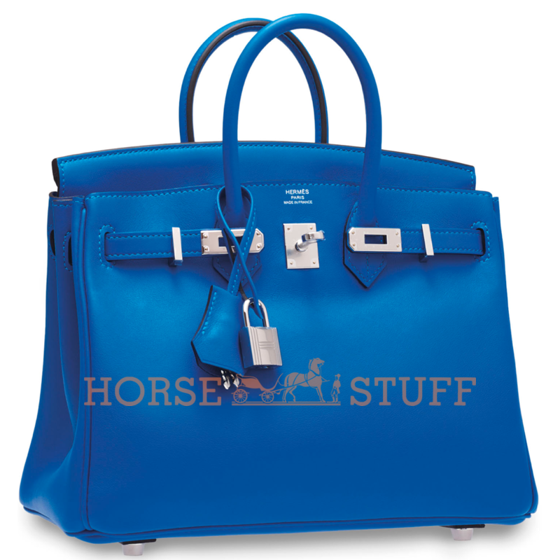 Hermès Birkin 25 Blue Hydra Swift PHW