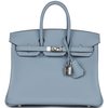 Hermès Birkin 25 Blue Lin Swift PHW