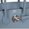 Hermès Birkin 25 Blue Lin Swift PHW