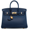 Hermès Birkin 25 Blue Sapphire Swift GHW