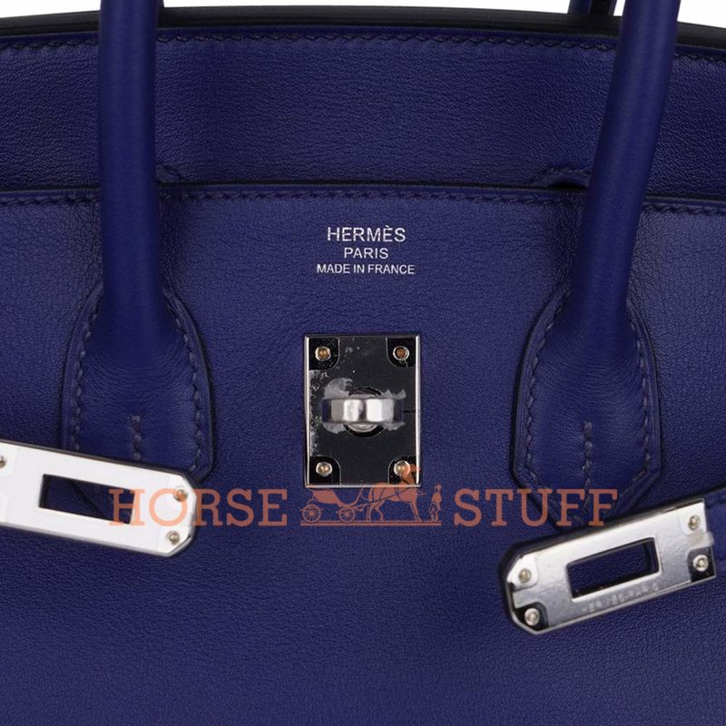 Hermès Birkin 25 Blue Sapphire Swift PHW