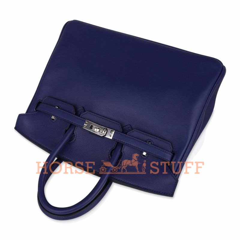 Hermès Birkin 25 Blue Sapphire Swift PHW